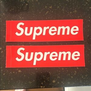 Supreme Red Logo Decals